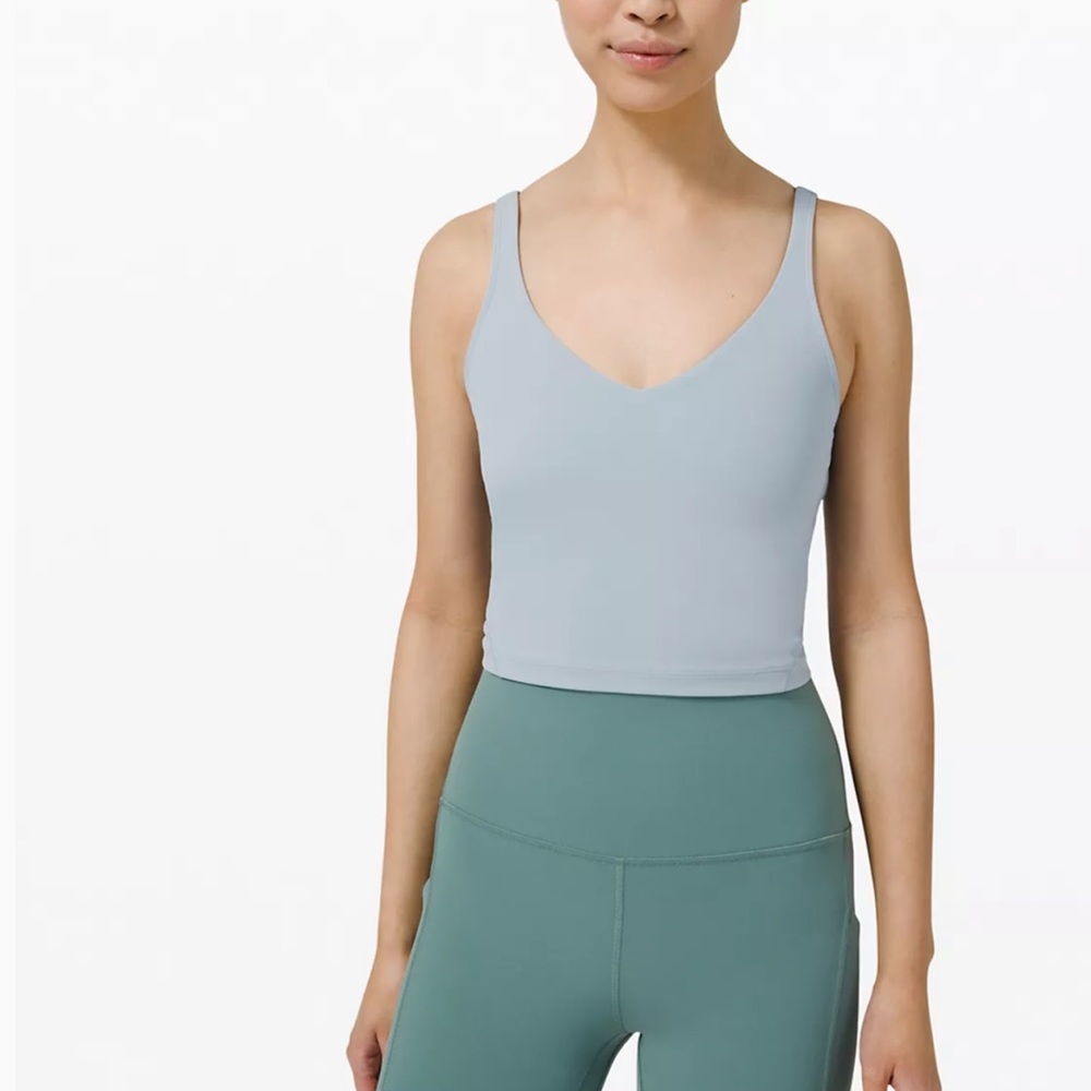 LIKE NEW!! Lululemon Align Tank. Light blue. Worn once or twice.